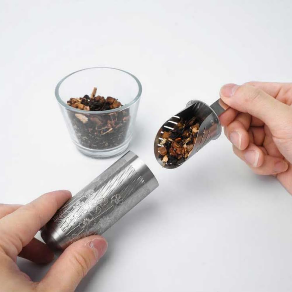 01liv Compact portable tea infuser stick ideal for home, office, travel.