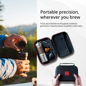 1Zpresso K-Ultra fast grind adjustment in action for quick tuning