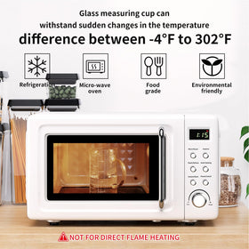 77L standard-scale cup shows actual volume for accurate measurements.