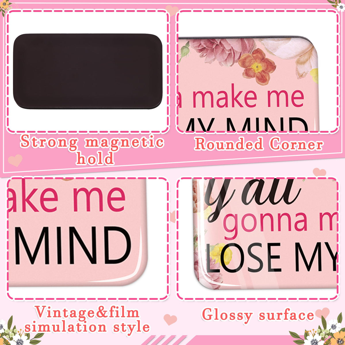 90shine magnets on fridge add charming reminders without nails or damage.