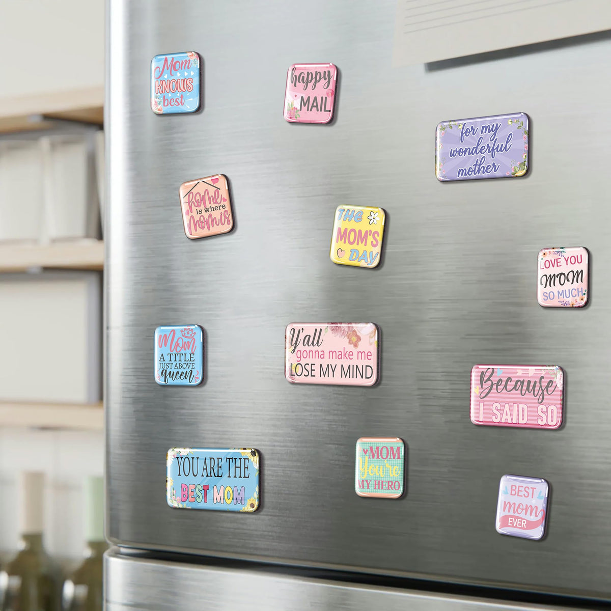 90shine gift-pack magnets make thoughtful mom gifts for Mother's Day or birthdays.