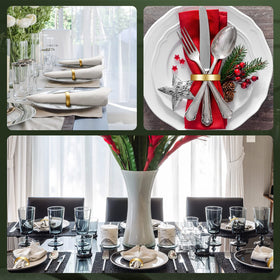 CHENGU napkin rings adding a stylish detail to table decor