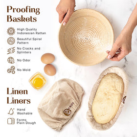 ABIOTO proofing basket liners simplify release and reduce sticking