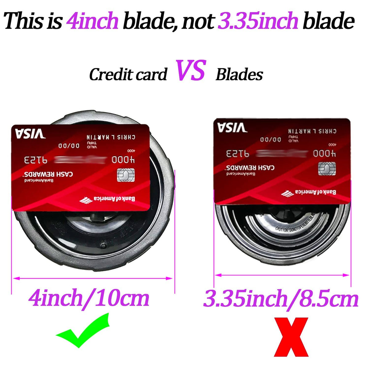 ABTER Ninja blade packaging shows ready-to-install replacement part.
