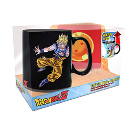 ABYSTYLE Dragon Ball Z heat-change mug reveals Goku vs Buu battle as you pour