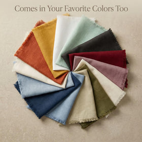 Care-ready ACCENTHOME napkins, machine washable on gentle cycle