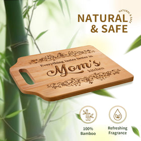 AceThrills kitchen decor cutting board adds elegance to counters and display.