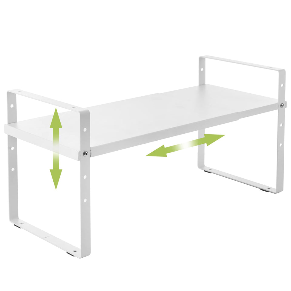 Across-Star expandable cabinet shelf extend shows flexible length for compact or wide spaces.