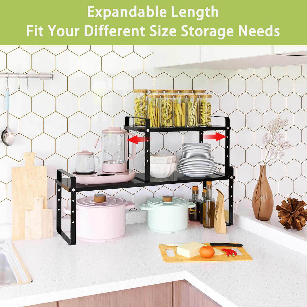 Across-Star Heavy-duty Metal Construction supports up to 80 lbs for durable storage.