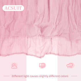 ACSUIT soft-fold cheesecloth runner highlighting airy texture for events