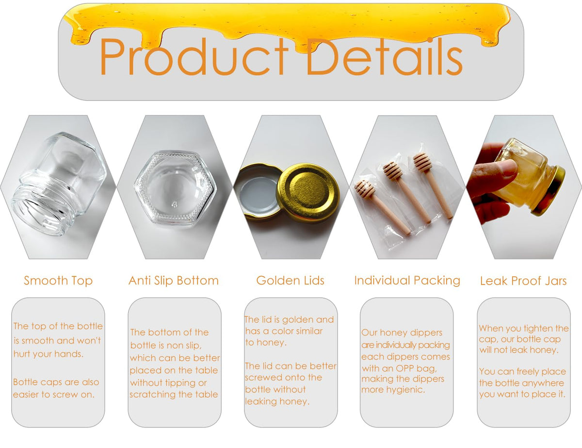 Adabocute mini honey jars provide versatile storage ideas beyond gifting.