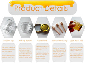 Adabocute mini honey jars provide versatile storage ideas beyond gifting.
