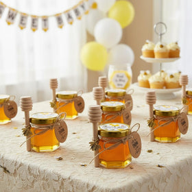 Adabocute bee charms on lids for extra charm