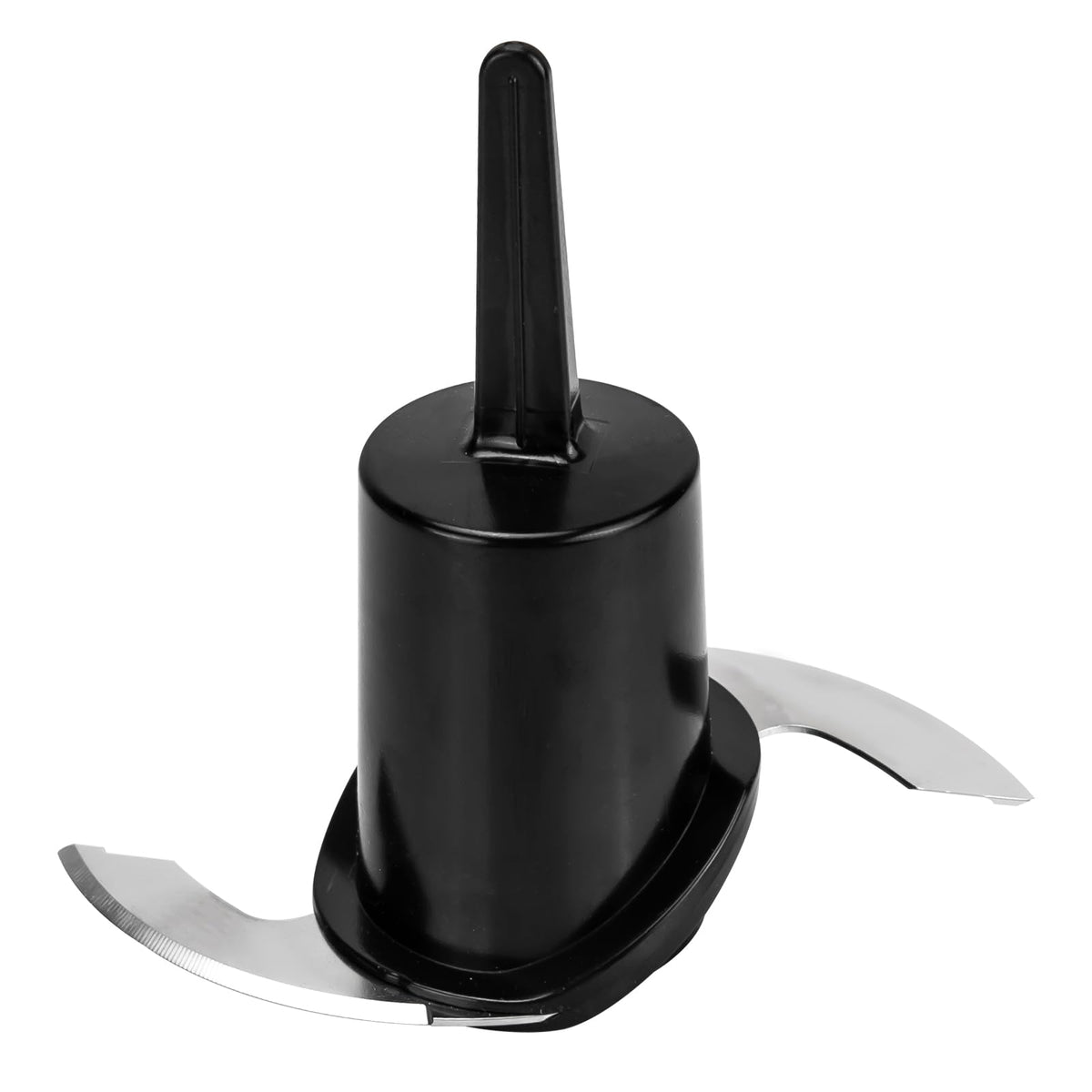 Adabuing DLC-2ACBN blade closeup shows precise chopping for versatile prep