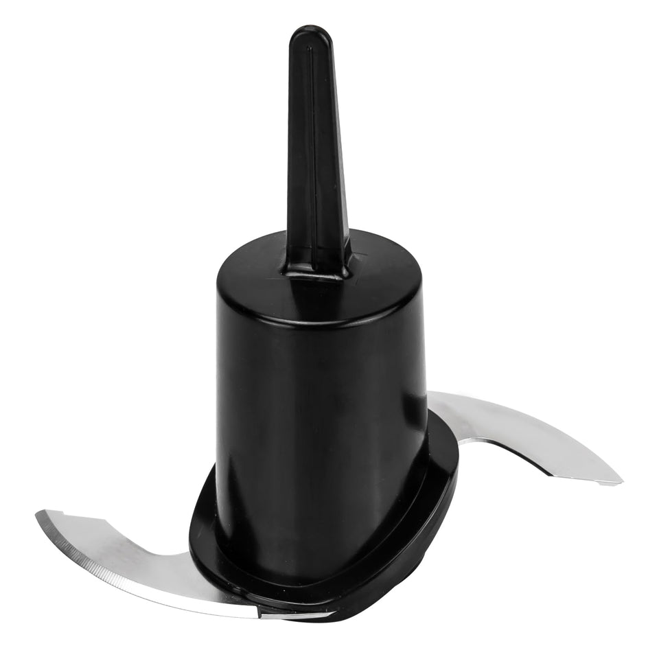 Adabuing DLC-2ACBN blade closeup shows precise chopping for versatile prep