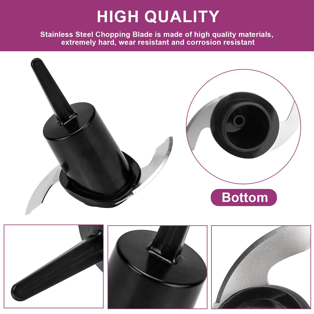 Adabuing easy-clean replacement blade for quick washing after use
