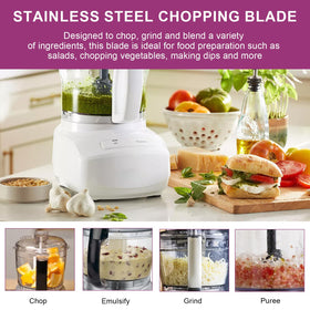 Adabuing stainless steel chopping blade highlights durable construction for tough chopping tasks