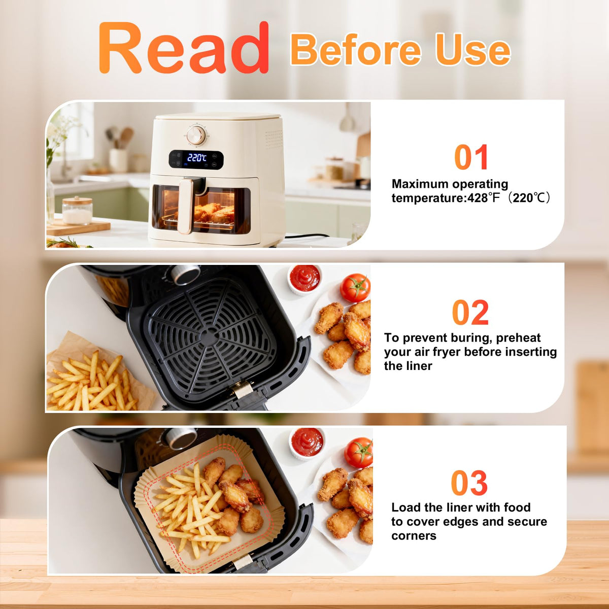 Adhjito easy cleanup with non-stick liner after cooking