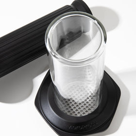 AeroPress Premium double-wall borosilicate glass for heat retention and clarity