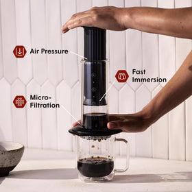 AeroPress Premium stainless steel filter cap for durable daily use
