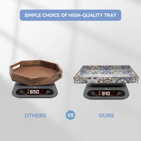 AGIOTA tea tray with smooth surface for quick cleaning and daily use
