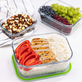 AGTRADE clear rectangle storage design saves cabinet and fridge space.