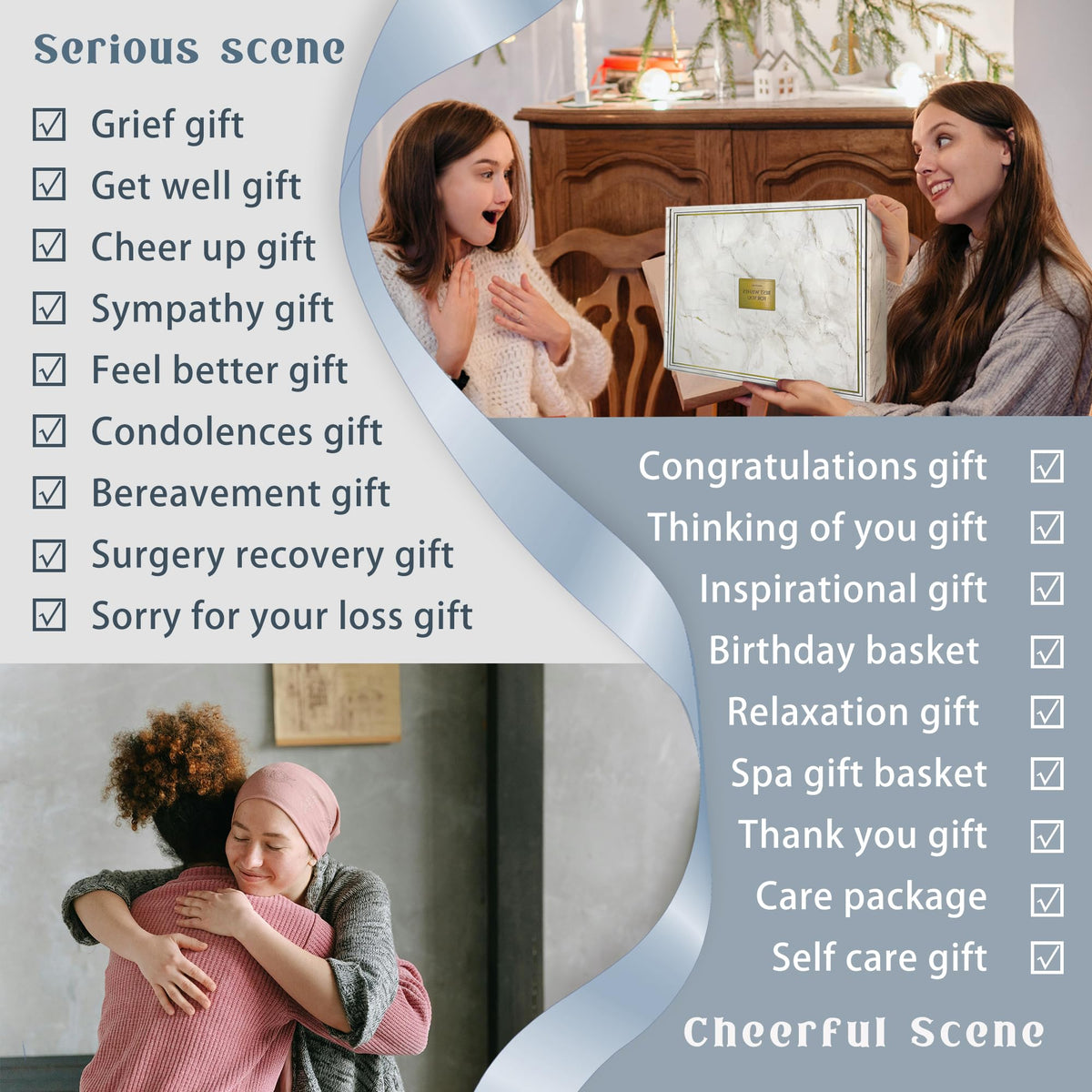 AHAGIFTREE Cozy blanket provides plush warmth for restful recovery.