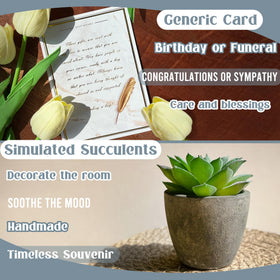 AHAGIFTREE Get Well Basket soy candle creating soothing ambiance
