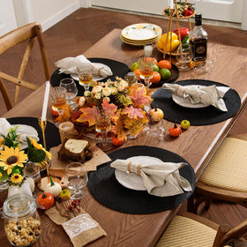 AHHFSMEI heat-resistant placemats for warm dish protection