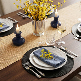 Unboxed AHHFSMEI placemats laid flat and ready to use
