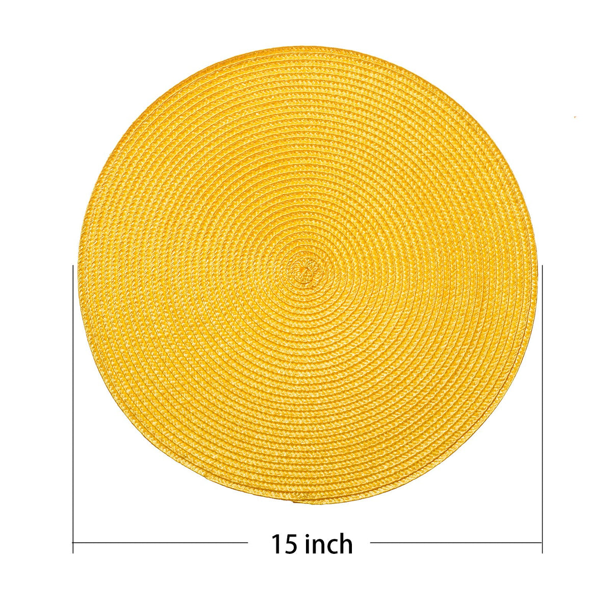 AHHFSMEI braided placemats offer tactile texture for stylish indoor dining.