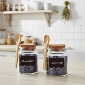 Ahhute bamboo lids seal freshness with a natural touch.