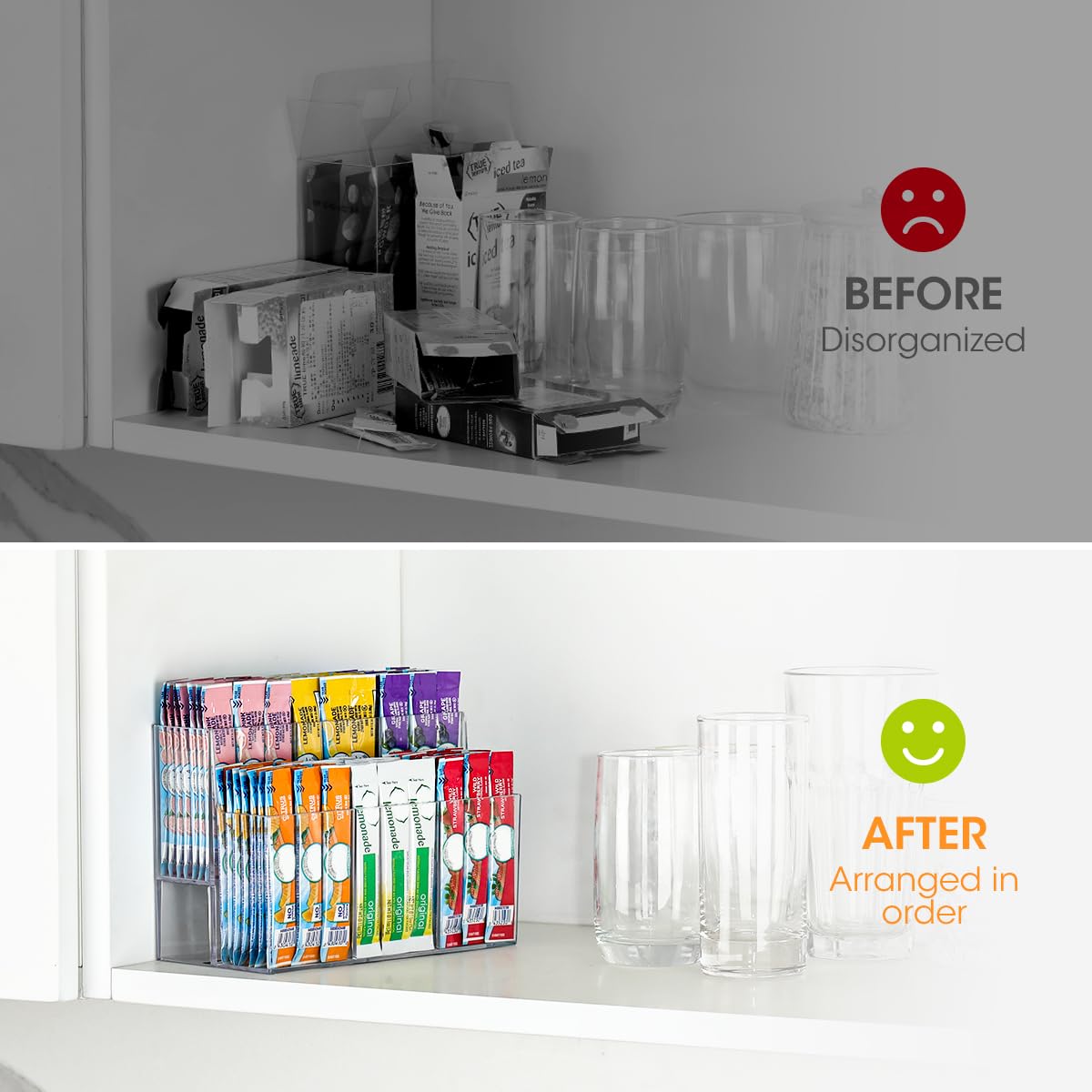 AIEVE adhesive stickers for cabinet mounting provide secure placement.