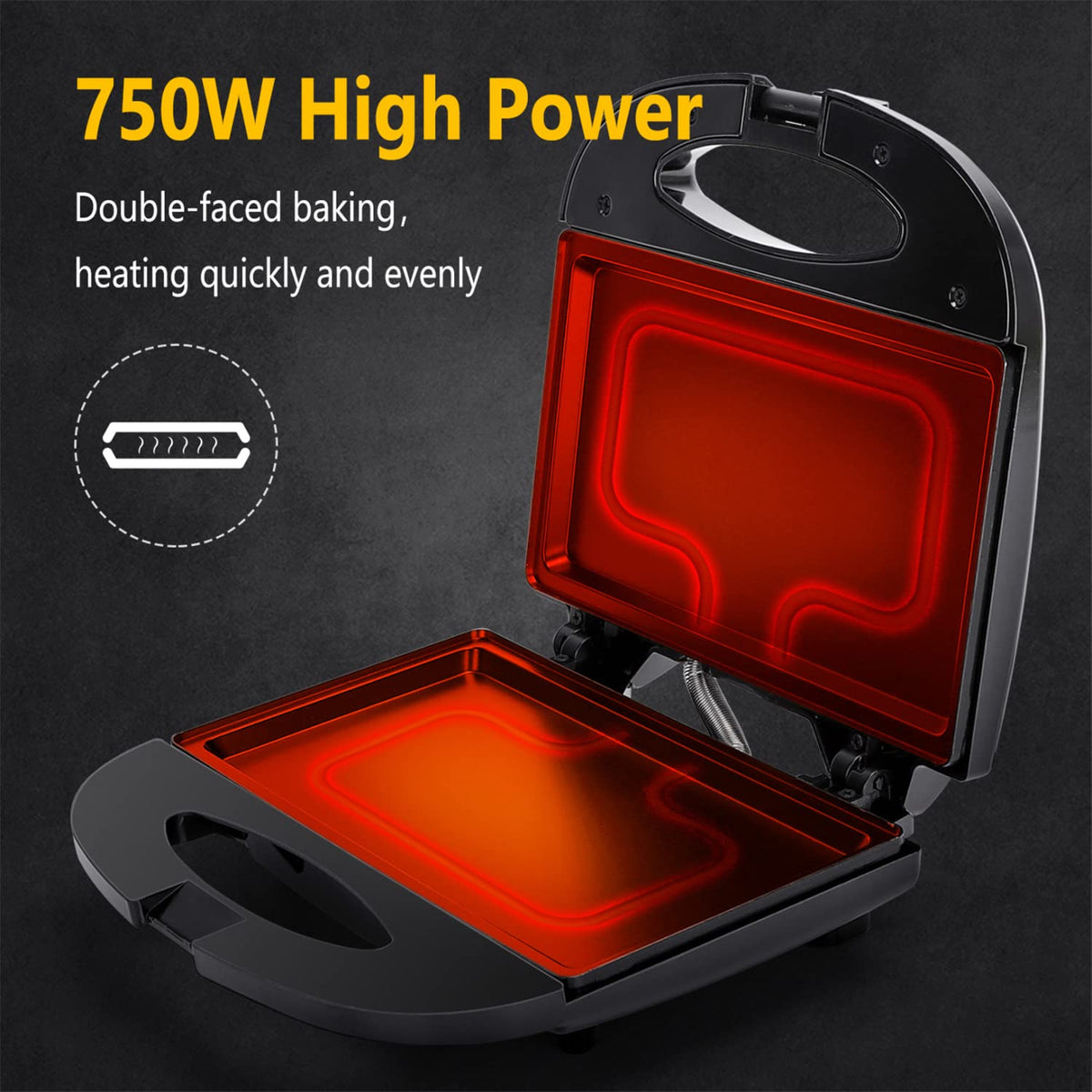 Aigostar cool-touch handle featured for safe, portable use