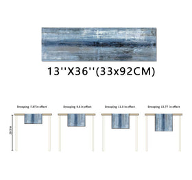 AILUER Blue Grey Table Runner makes a thoughtful gift for holidays and special occasions