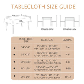 AIRCOWRIE heat-resistant tablecloth helps protect the tabletop during hot dishes.