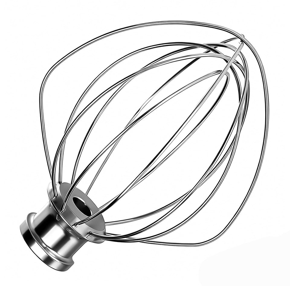 Airkitrep KN256WW stainless 6-wire mixer attachment for KitchenAid, efficient blending.