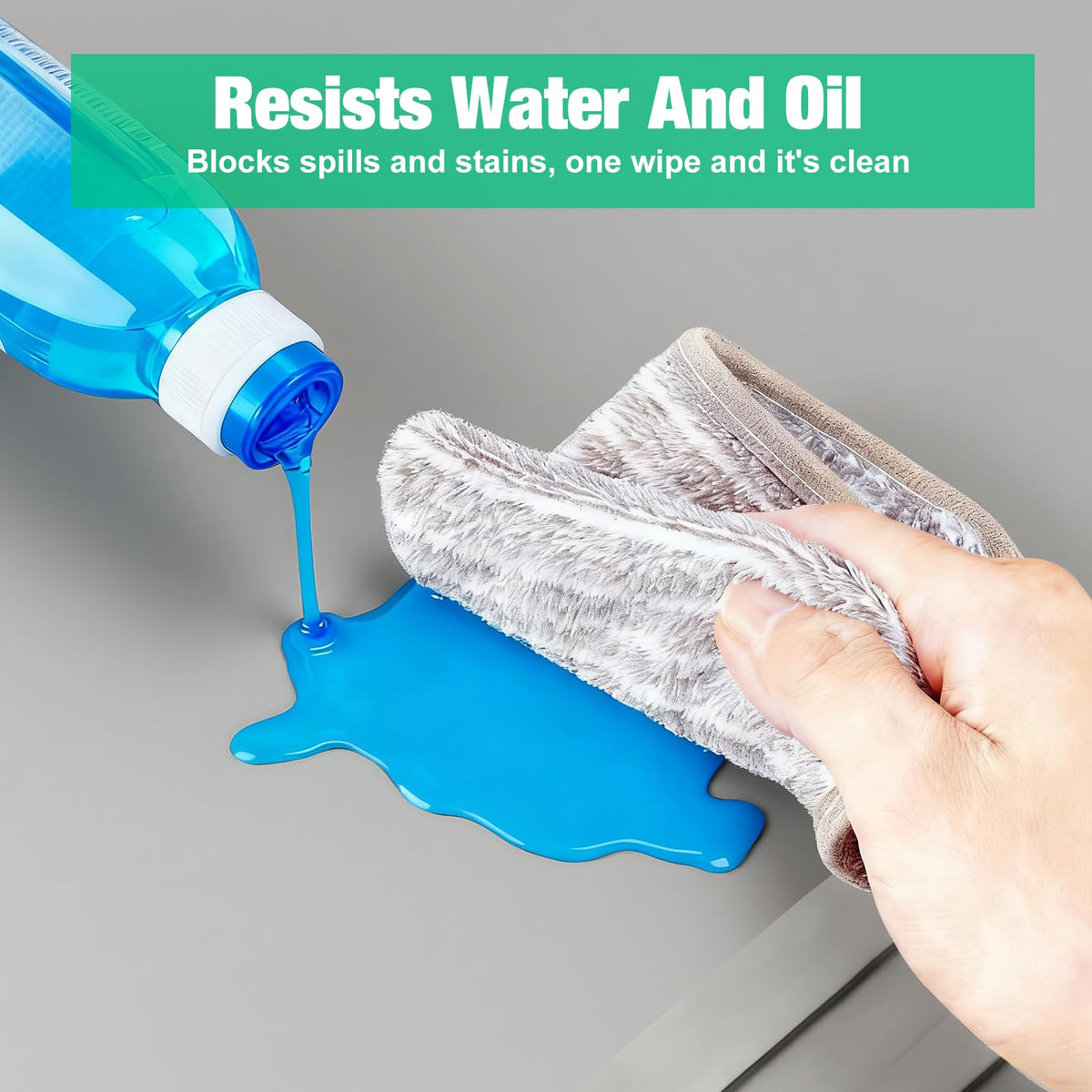Aisslro raised edge 0.39 inch contains leaks and splashes