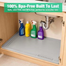 Aisslro under sink mat grey color to suit modern kitchens