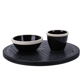 Aketek heavy-duty swivel base ideal for home or studio.