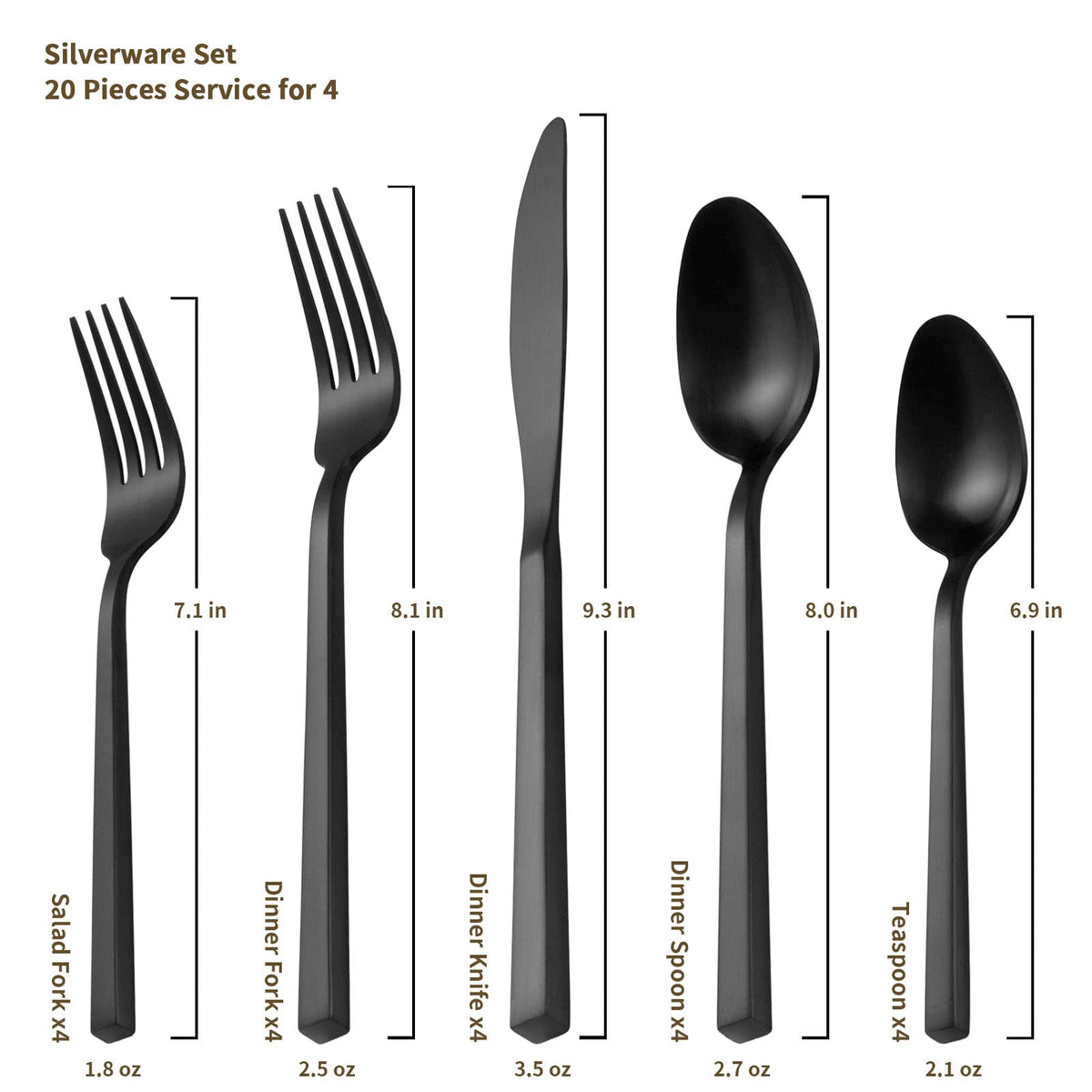 Alata Cube Black teaspoon perfect for coffee rituals and tea time.