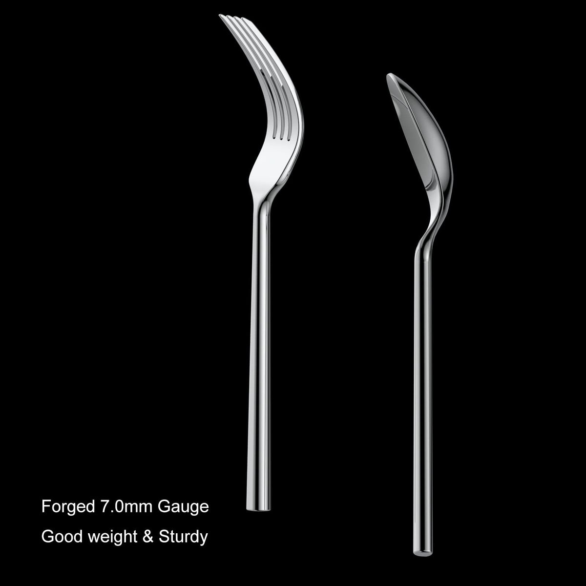 Alata Potter easy-care flatware ensures quick maintenance and lasting shine.