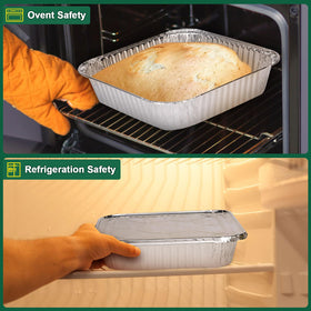 Alfolic freezer-safe pans for secure portion storage