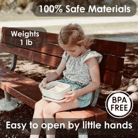 Ali+Oli silicone bento box freezer-safe for easy make-ahead meals