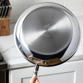 All-Clad D3 1-qt induction-compatible pan works on all cooktops.