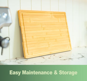 Allsum bamboo board hand wash only and air dry.