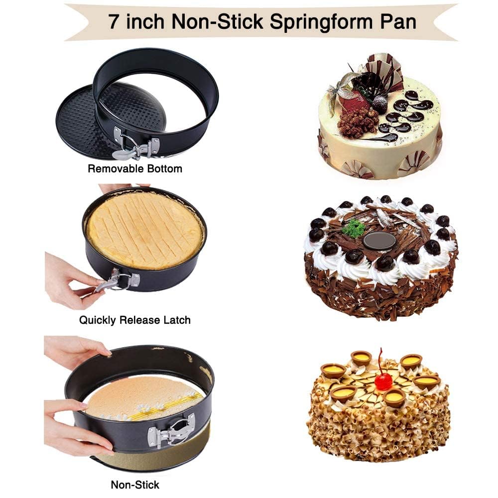 Alpacasso non-stick springform pan enables easy release and cleanup.