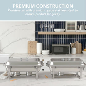 ALPHA LIVING lid and handles enable easy transport and setup.