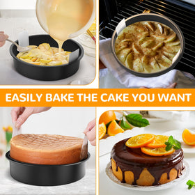AltarreT pan with parchment lift handles for mess-free removal.