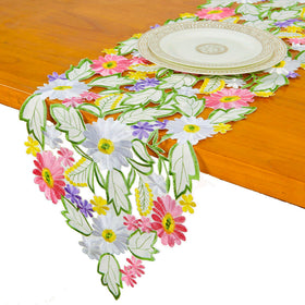 AMARED 13x69 inch runner enhances any dining or dressing table setup.